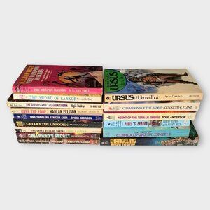 Lot of 15 Vintage Science Fiction Paperbacks 1973-1978 Sci Fi